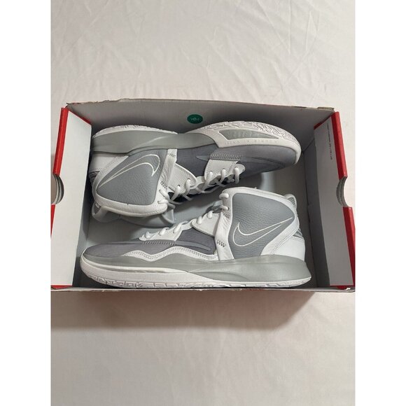 New Mens Size 13 Grey White Nike Kyrie Infinity TB Basketball Shoes DO9616 001